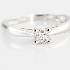 Online Histoire d'Or Bague Solitaire Artemis or blanc diamant