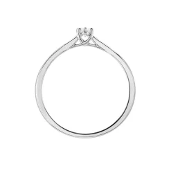 Sale Histoire d'Or Bague Solitaire Athena or blanc diamant