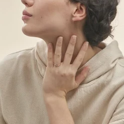 Best Histoire d'Or Bague Solitaire Camilia De Zirconium or rose oxyde