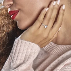 Histoire d'Or Bague Solitaire Caralyn Or Jaune Oxyde De Zirconium* Bagues|Bagues Avec Pierre