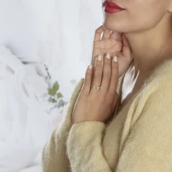 Histoire d'Or Bague Solitaire Celina Or Blanc Diamant* Bagues|Bagues Avec Pierre