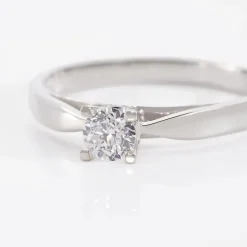 Histoire d'Or Bague Solitaire Celina Or Blanc Diamant* Bagues|Bagues Avec Pierre