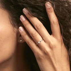 Histoire d'Or Bague Solitaire Celina Or Blanc Diamant* Bagues|Bagues Avec Pierre