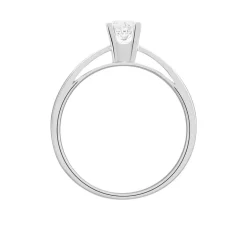 Histoire d'Or Bague Solitaire Celina Or Blanc Diamant