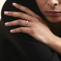 Histoire d'Or Bague Solitaire Celina Or Blanc Diamant