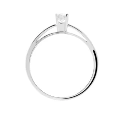 Discount Histoire d'Or Bague Solitaire Celina Or Blanc Diamant