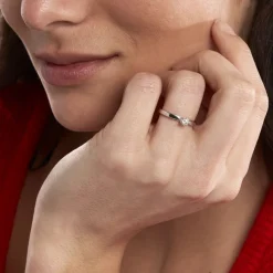 Discount Histoire d'Or Bague Solitaire Celina Or Blanc Diamant