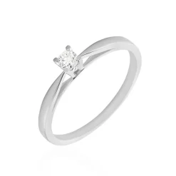 Histoire d'Or Bague Solitaire Celina Or Blanc Diamant* Bagues|Bagues Avec Pierre
