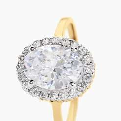 Histoire d'Or Bague Solitaire Cillie Or Jaune Oxyde De Zirconium* Bagues|Bagues Avec Pierre