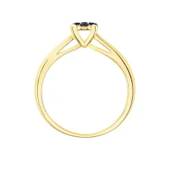 New Histoire d'Or Bague Solitaire Collection Grace Or Jaune Diamant