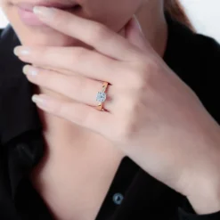 New Histoire d'Or Bague Solitaire Collection Grace Or Jaune Diamant