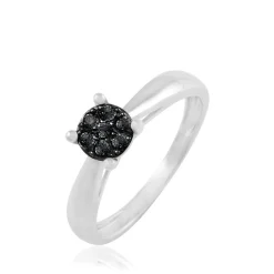 Histoire d'Or Bague Solitaire Collection Grace Or Blanc Diamant* Bagues|Bagues Avec Pierre