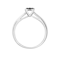 Histoire d'Or Bague Solitaire Collection Grace Or Blanc Diamant* Bagues|Bagues Avec Pierre