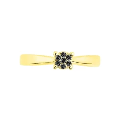 Histoire d'Or Bague Solitaire Collection Grace Or Jaune Diamant* Bagues|Bagues Avec Pierre