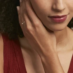 Histoire d'Or Bague Solitaire 1er Solitaire Argent Blanc Oxyde De Zirconium* Bagues|Bagues Fantaisie