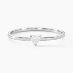 Histoire d'Or Bague Solitaire 1er Solitaire Argent Blanc Oxyde De Zirconium* Bagues|Bagues Fantaisie