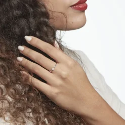 Histoire d'Or Bague Solitaire 1er Solitaire Argent Blanc Oxyde De Zirconium* Bagues|Bagues Fantaisie