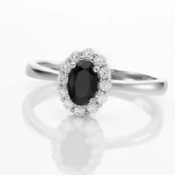 Discount Histoire d'Or Bague Solitaire Eulalio Argent Blanc Oxyde De Zirconium