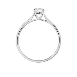 Histoire d'Or Bague Solitaire Fiona Or Blanc Diamant Synthetique* Bagues|Bagues Avec Pierre