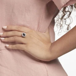 Histoire d'Or Bague Solitaire Gabor Argent Blanc Oxyde De Zirconium