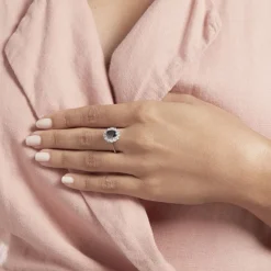 Histoire d'Or Bague Solitaire Gabor Argent Blanc Oxyde De Zirconium