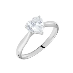Histoire d'Or Bague Solitaire Geranium Argent Blanc Oxyde De Zirconium* Bagues|Bagues Fantaisie