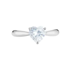 Histoire d'Or Bague Solitaire Geranium Argent Blanc Oxyde De Zirconium* Bagues|Bagues Fantaisie
