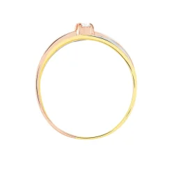 Histoire d'Or Bague Solitaire Gisla Or Tricolore Diamant* Bagues|Bagues Avec Pierre