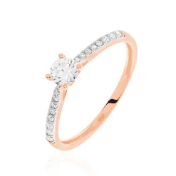 Histoire d'Or Bague Solitaire Hemera Or Rose Diamant* Bagues|Bagues Avec Pierre