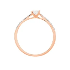Histoire d'Or Bague Solitaire Hemera Or Rose Diamant* Bagues|Bagues Avec Pierre