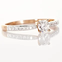 Histoire d'Or Bague Solitaire Hemera Or Rose Diamant* Bagues|Bagues Avec Pierre