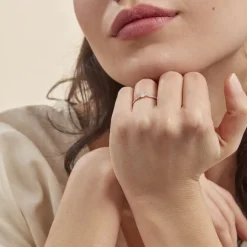 Histoire d'Or Bague Solitaire Hemera Or Rose Diamant* Bagues|Bagues Avec Pierre