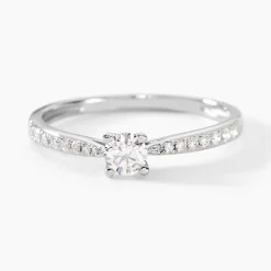 Sale Histoire d'Or Bague Solitaire Hemera Or Blanc Diamant