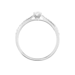 Online Histoire d'Or Bague Solitaire Hemera or blanc diamant