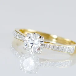 Histoire d'Or Bague Solitaire Hemera Or Jaune Diamant Synthetique* Bagues|Bagues Avec Pierre