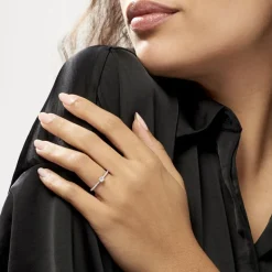 Histoire d'Or Bague Solitaire Hemera Or Blanc Diamant* Bagues|Bagues Avec Pierre