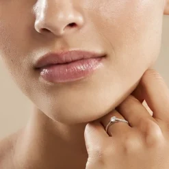 Histoire d'Or Bague Solitaire Hemera Or Blanc Diamant Synthetique* Bagues|Bagues Avec Pierre