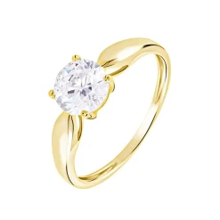 Histoire d'Or Bague Solitaire Illyana Or Jaune Oxyde De Zirconium* Bagues|Bagues Avec Pierre