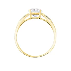 Histoire d'Or Bague Solitaire Illyana Or Jaune Oxyde De Zirconium* Bagues|Bagues Avec Pierre