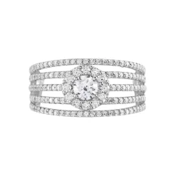 Histoire d'Or Bague Solitaire Iolente Argent Oxyde De Zirconium* Bagues|Bagues Avec Pierre
