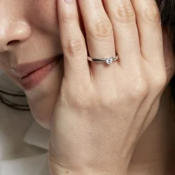 Histoire d'Or Bague Solitaire Iris* Bagues|Bagues Avec Pierre