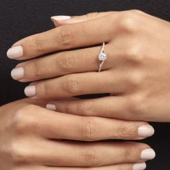 Histoire d'Or Bague Solitaire Jessa Or Jaune Oxyde De Zirconium* Bagues|Bagues Avec Pierre