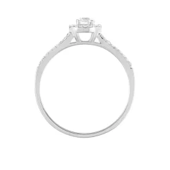 Outlet Histoire d'Or Bague Solitaire Karen Or Blanc Diamant