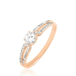 Histoire d'Or Bague Solitaire Katalina Or Rose Diamant* Bagues|Bagues Avec Pierre