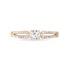 Histoire d'Or Bague Solitaire Katalina Or Rose Diamant* Bagues|Bagues Avec Pierre
