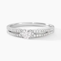 Discount Histoire d'Or Bague Solitaire Katalina or blanc diamant