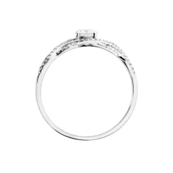 Discount Histoire d'Or Bague Solitaire Kendra Or Blanc Diamant