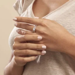 Discount Histoire d'Or Bague Solitaire Kendra Or Blanc Diamant