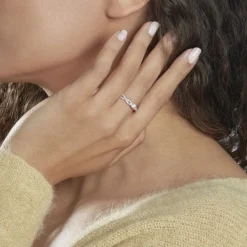 Histoire d'Or Bague Solitaire Livia Or Rose Diamant