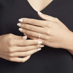 Histoire d'Or Bague Solitaire Livia Or Blanc Diamant* Bagues|Bagues Avec Pierre